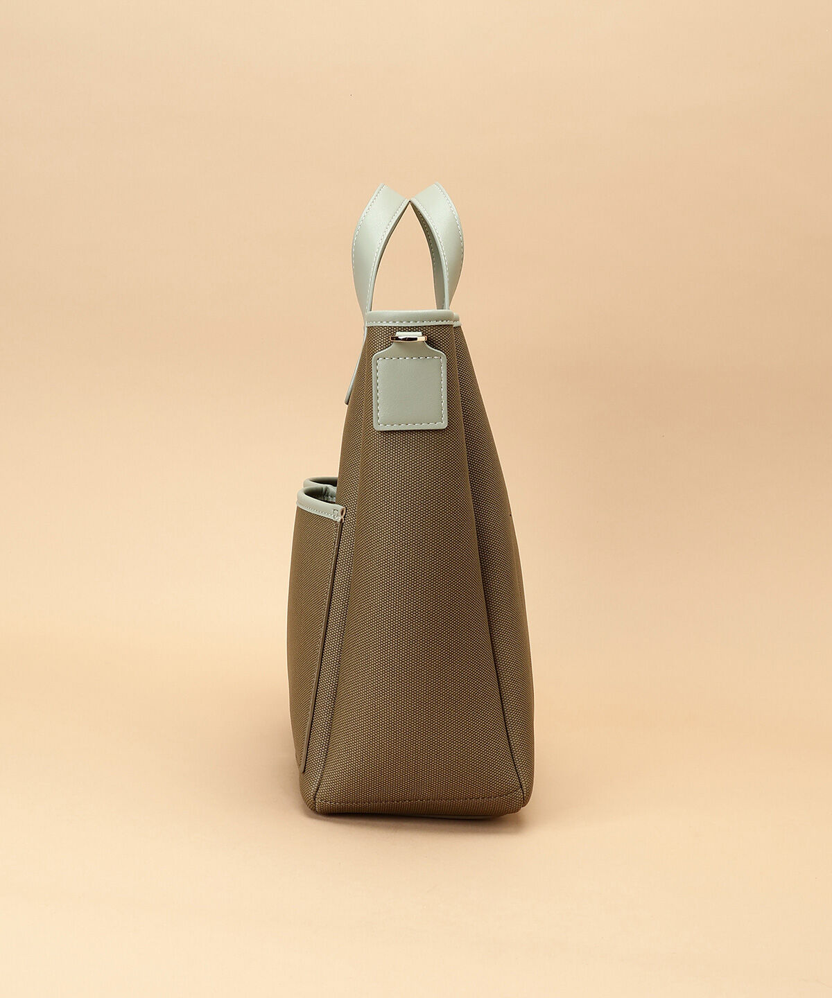 Samantha Thavasa「キャンバスデザイン 合皮スクエアトートバッグ 大サイズ」|トートバッグ|