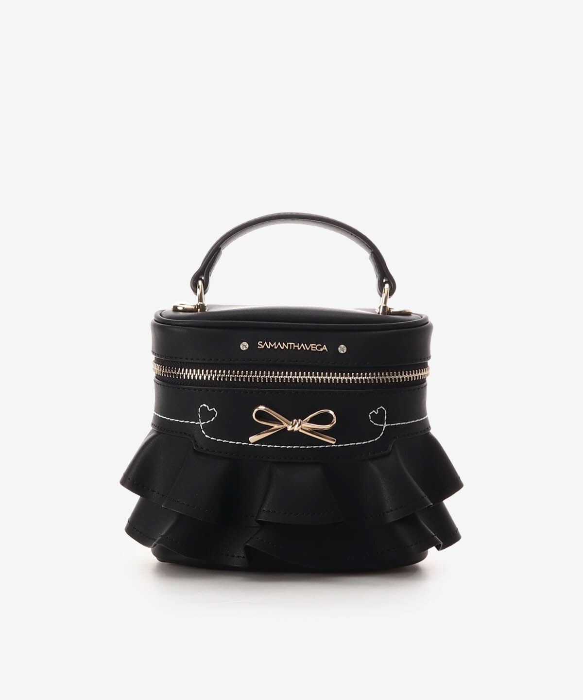 Samantha Vega「フリルリボンバニティーバッグ」|ショルダー・メッセンジャー|