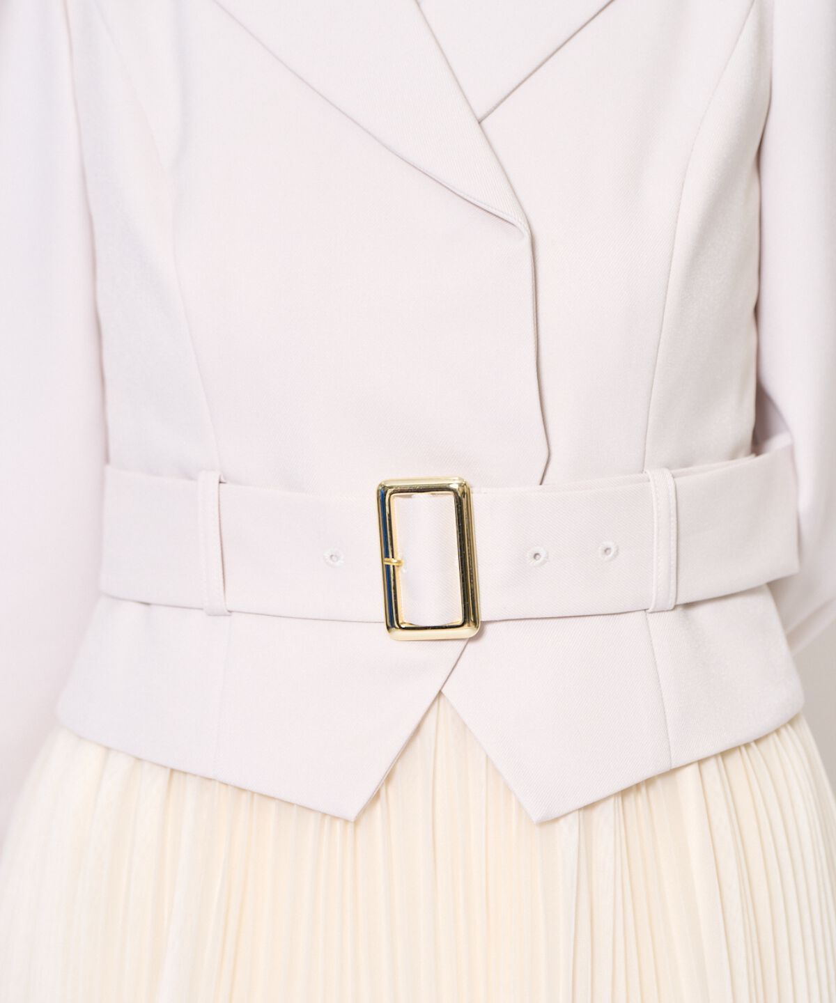 アンドクチュール「プリーツレイヤードワンピース」|ワンピース|