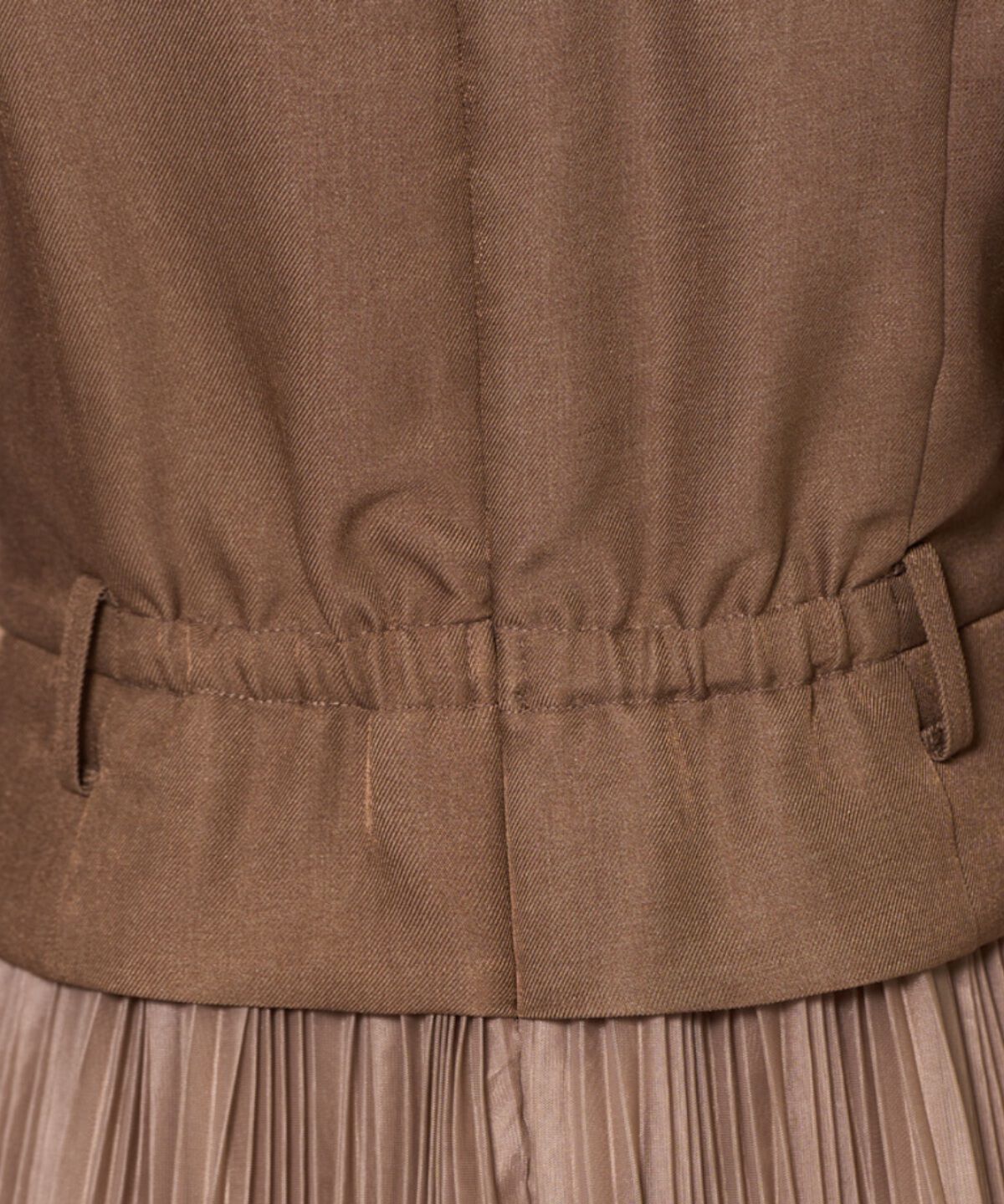 アンドクチュール「プリーツレイヤードワンピース」|ワンピース|