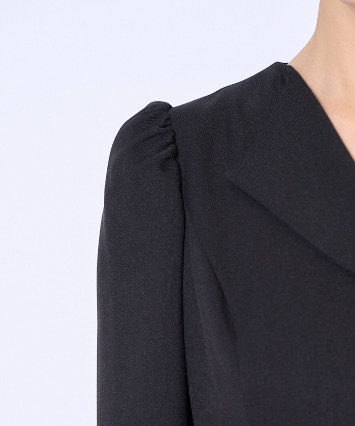 アンドクチュール「プリーツレイヤードワンピース」|ワンピース|