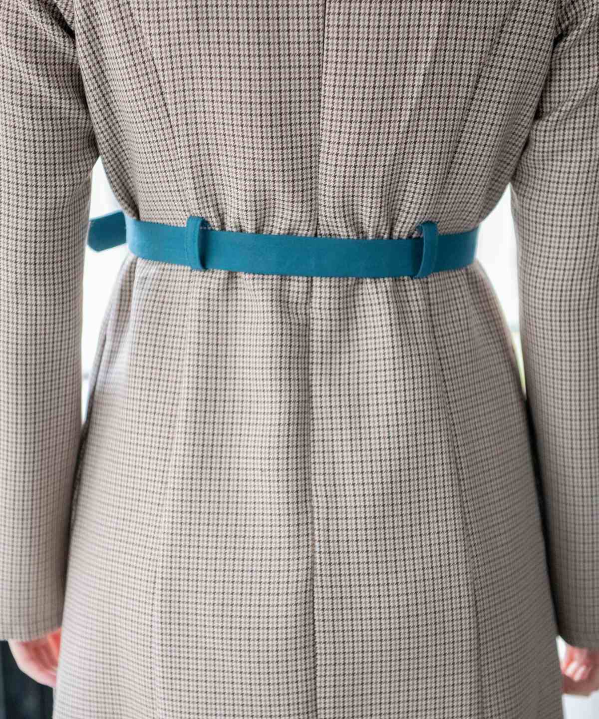 REDYAZEL「千鳥柄シャツ衿タイトミニワンピース」|ワンピース|