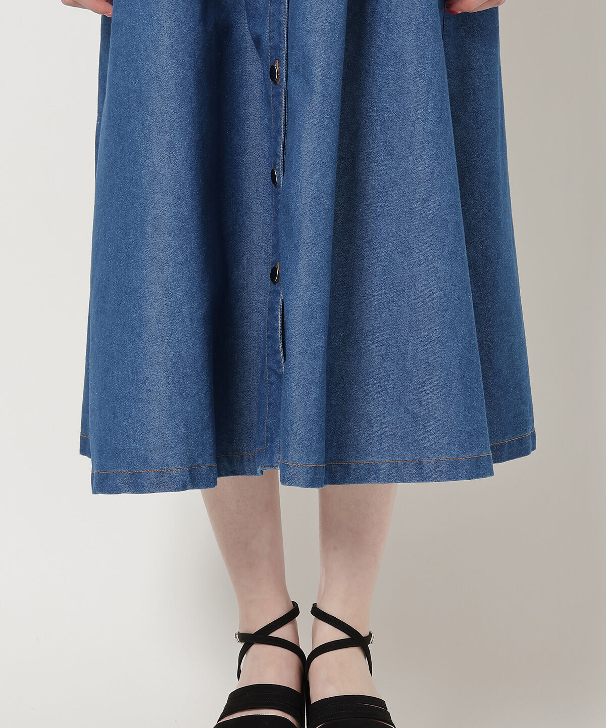 REDYAZEL「デニムキャミワンピース」|ワンピース|