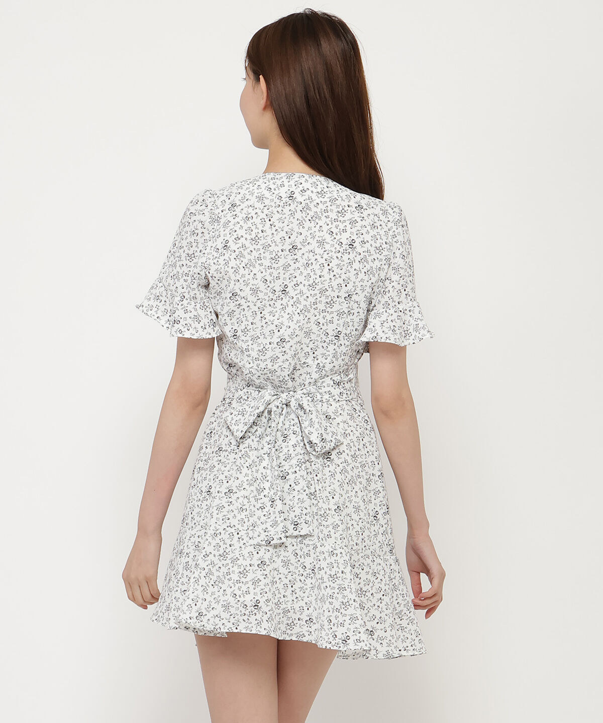 REDYAZEL「カシュクールフリルミニワンピース」|ワンピース|