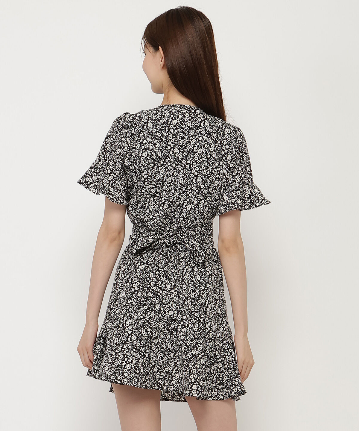 REDYAZEL「カシュクールフリルミニワンピース」|ワンピース|