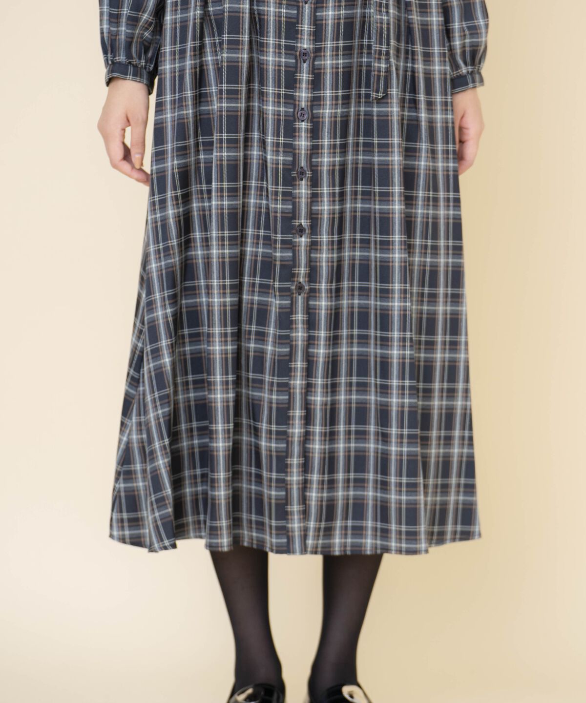 REDYAZEL「チェックシャツワンピース」|ワンピース|