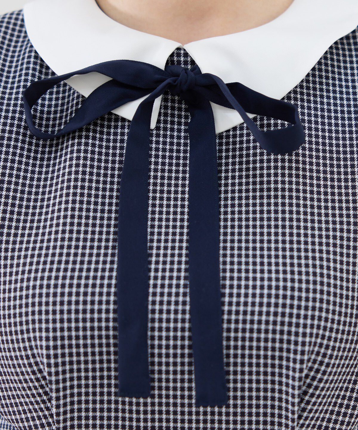 REDYAZEL「ギンガムチェック襟つきミニワンピース」|ワンピース|