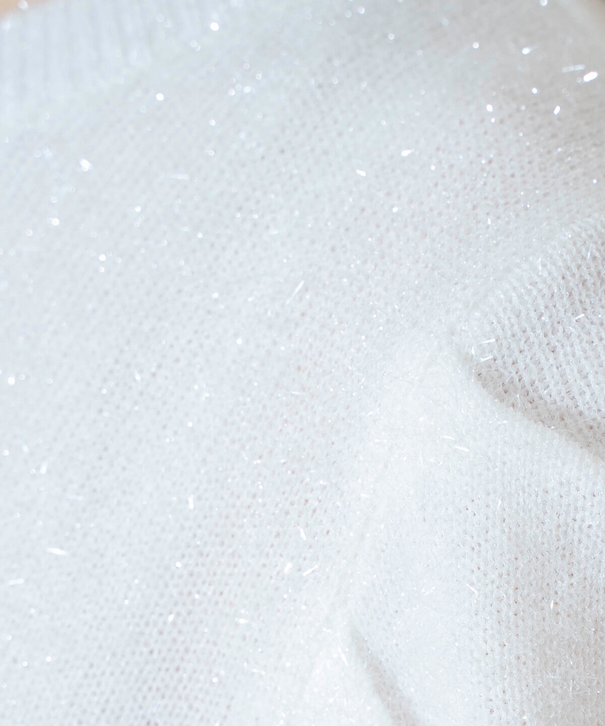 WILLSELECTION「キラキラパフ袖プルオーバー」|ニット・セーター|