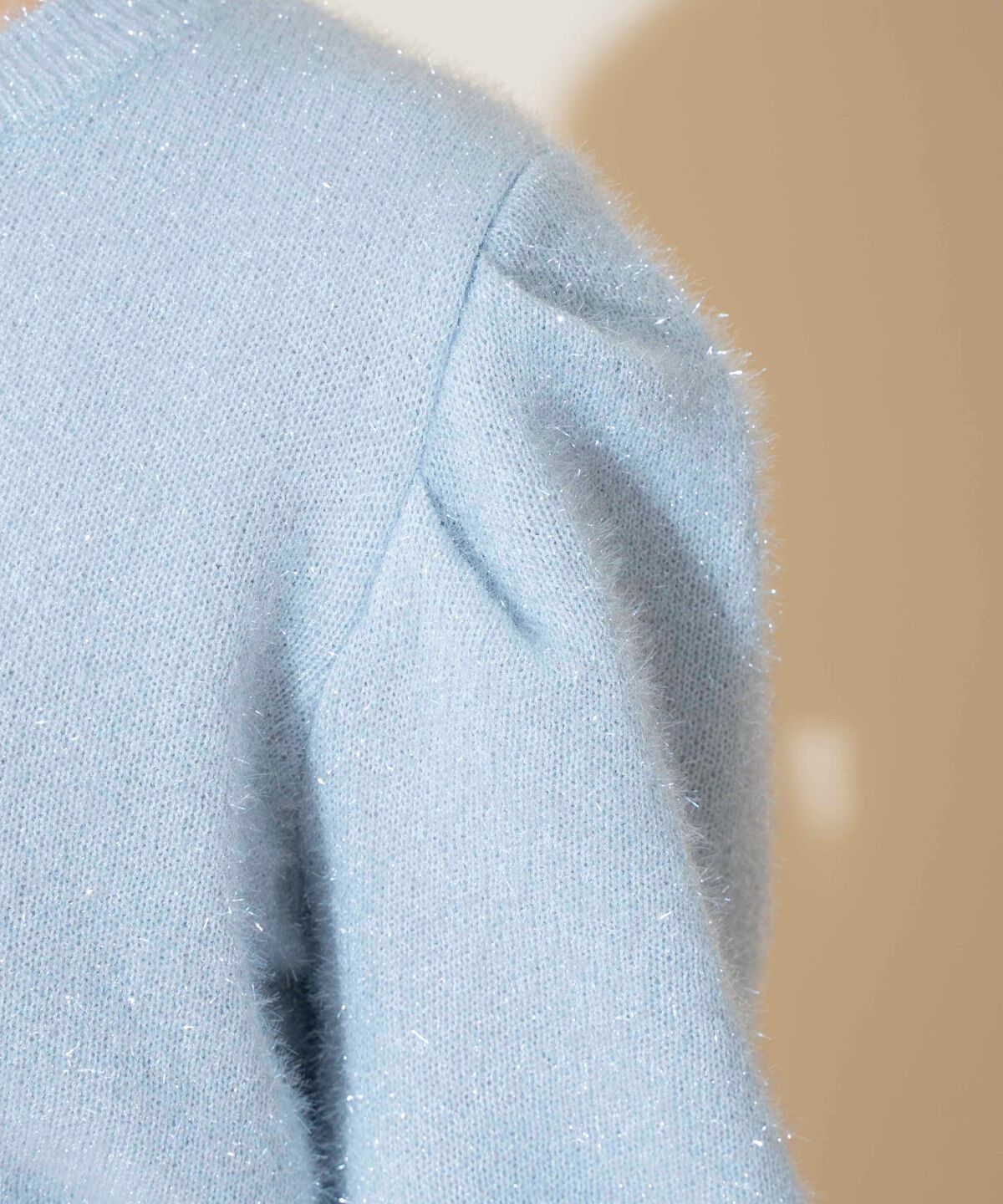 WILLSELECTION「キラキラパフ袖プルオーバー」|ニット・セーター|