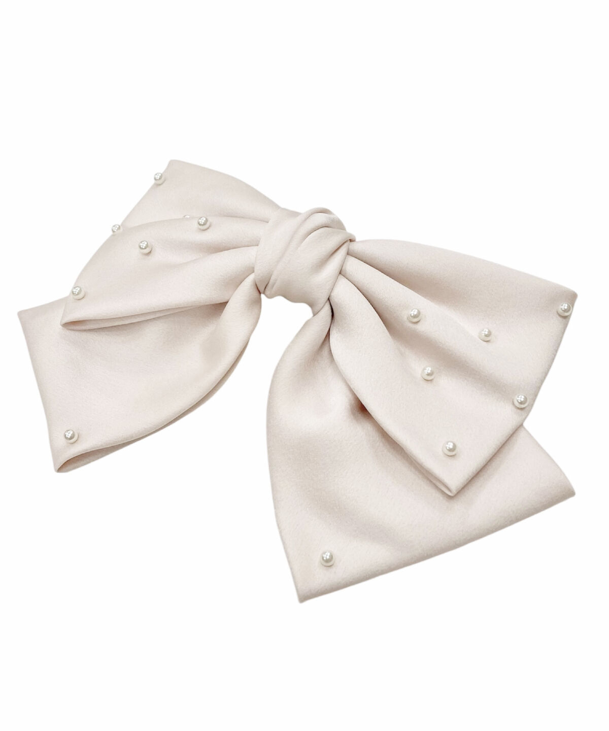 WILLSELECTION「パールリボンバレッタ」|ヘアゴム・シュシュ|