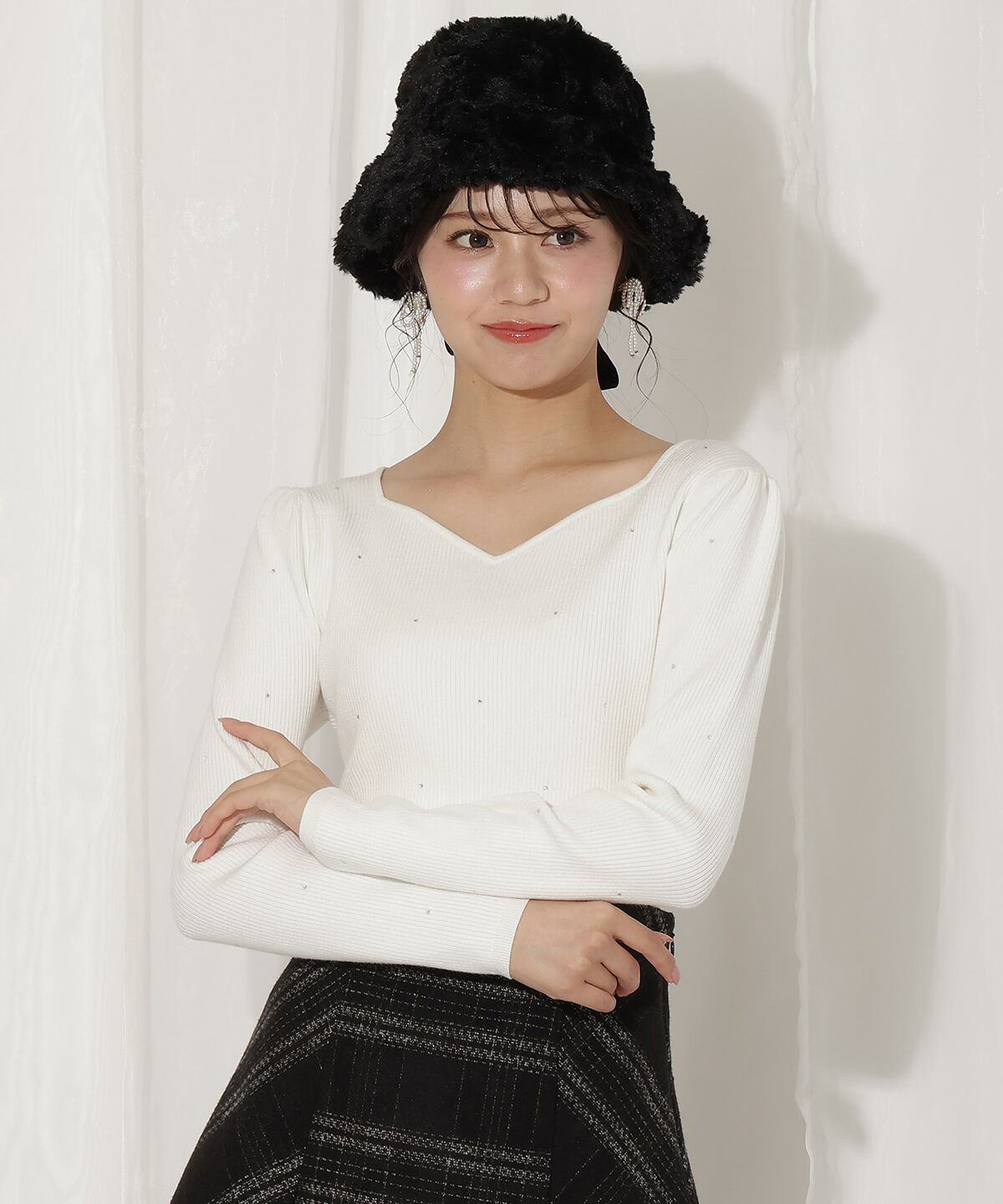 WILLSELECTION「リブプルオーバー」|ニット・セーター|オフ