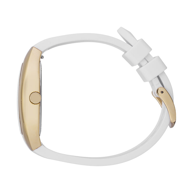 ICE-WATCH「〈ICE-WATCH(ｱｲｽｳｫｯﾁ)〉 ICE boiday ﾄﾞｰﾑﾒﾀﾙ ﾎﾜｲﾄｺﾞｰﾙﾄﾞ ｽﾓｰﾙ」|腕時計|