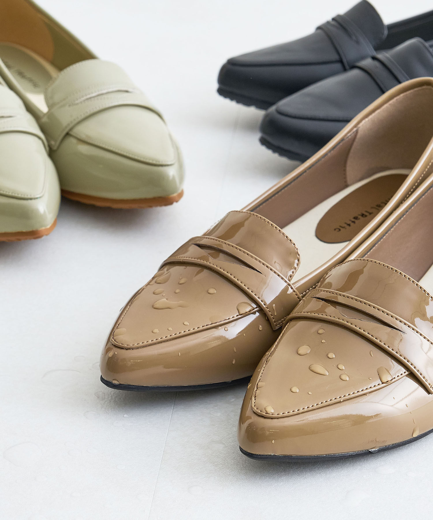 ORiental TRaffic「【防水】ポインテッドトゥ レイン パンプス /R-1016 晴雨兼用 通勤靴」|パンプス|