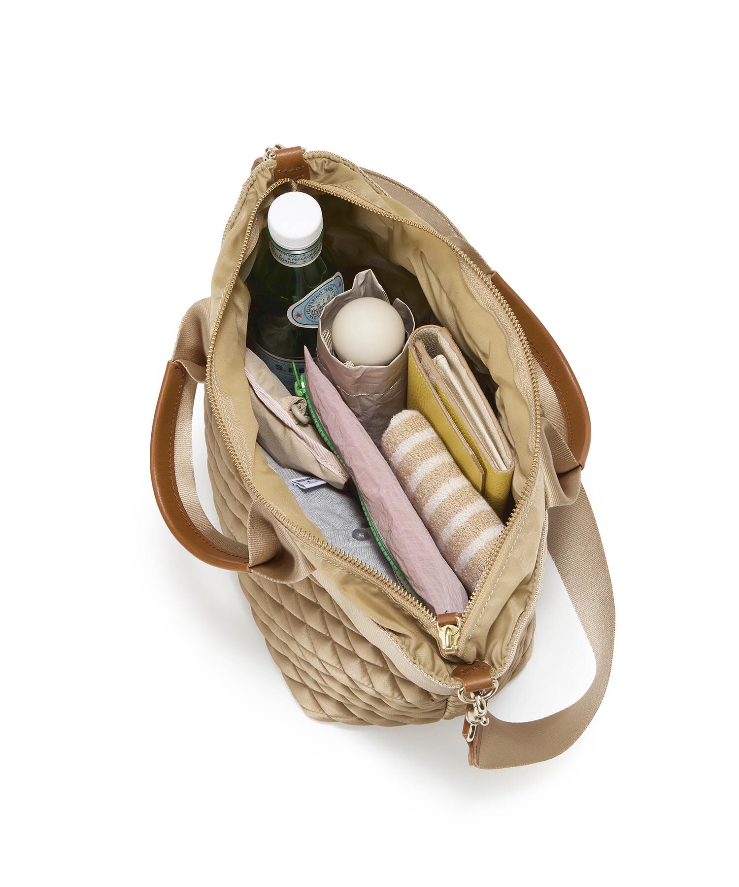 TOPKAPI BREATH「【Breath TOPKAPI】RIPPLE リプル キルティング ショルダー付き B5 トートバッグ 撥水 / 軽量」|トートバッグ|