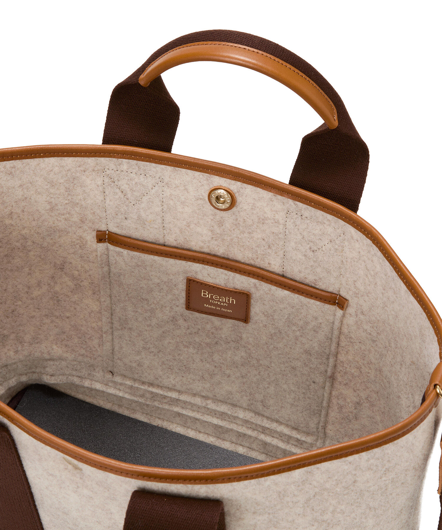 TOPKAPI BREATH「【Breath TOPKAPI】イタリアンフェルト ショルダー付 A4 トートバッグ L」|トートバッグ|