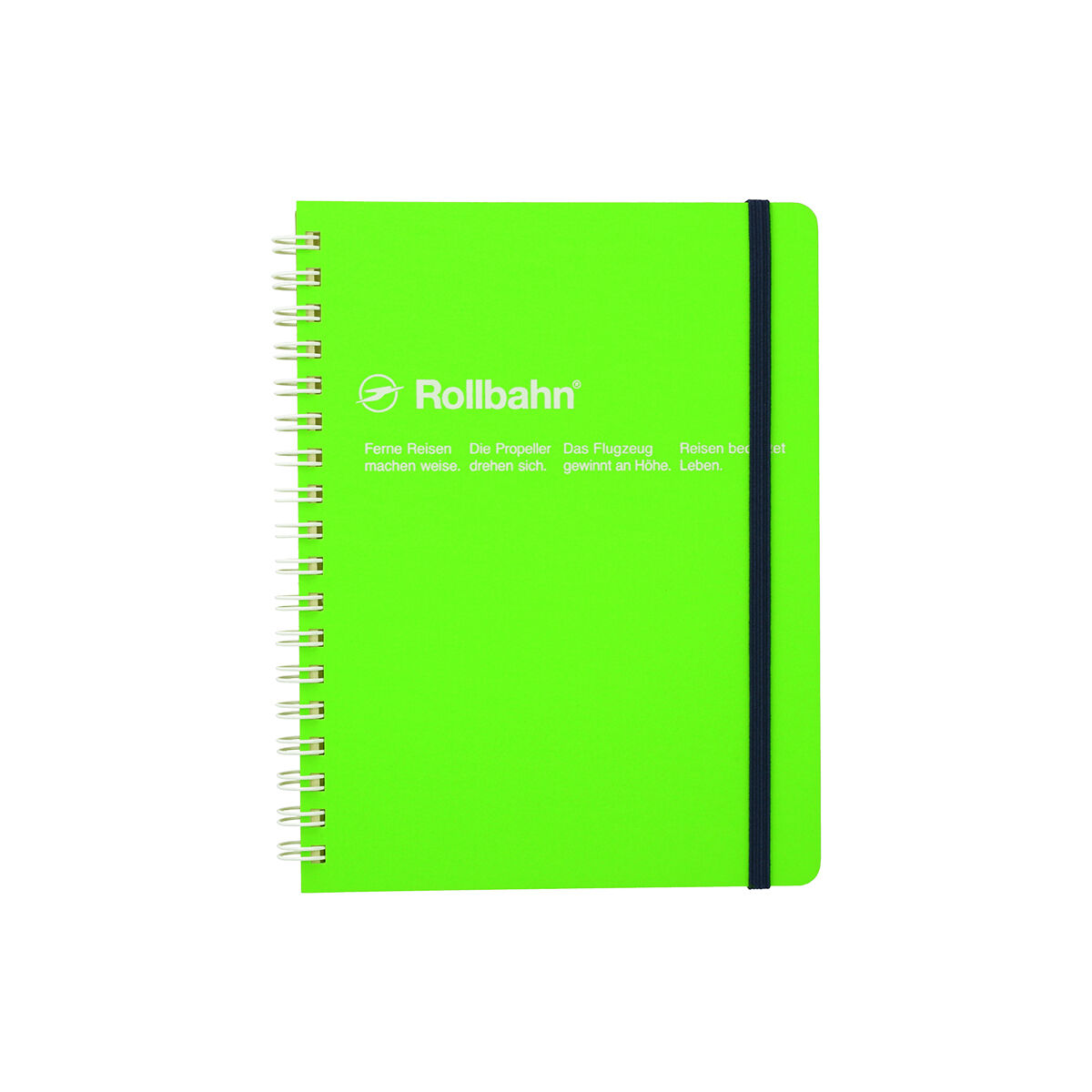 Rollbahn「【直営店限定】ロルバーン ポケット付きメモ ネオン L」|ステーショナリー|ネオングリーン
