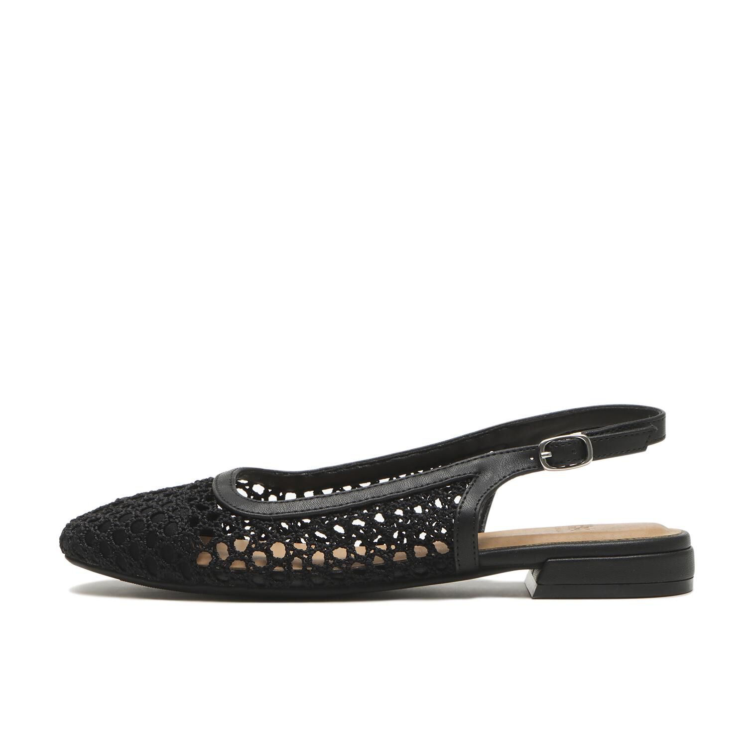 ABC SELECT「【ABC SELECT】WEAVE BACK STRAP」|サンダル|ブラック