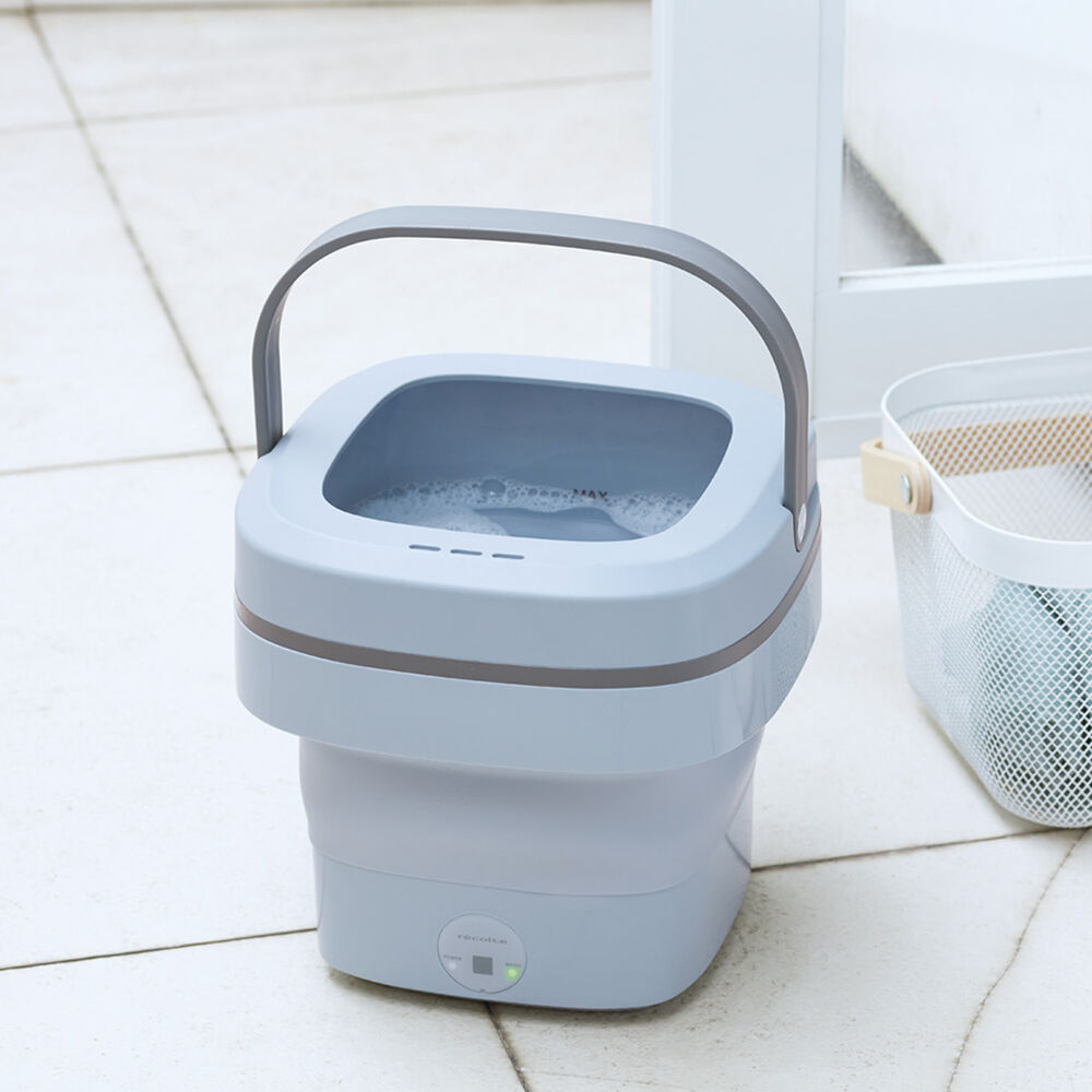 recolte「レコルト　しまえるミニ洗濯機  RWM-1」|トイレタリー・ランドリーグッズ|ペールブルー