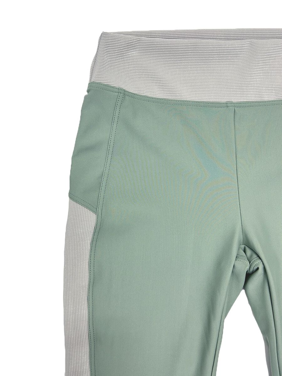 ALBOVE「バイカラー異素材ミックスデザインレギンス」|ショーツ|