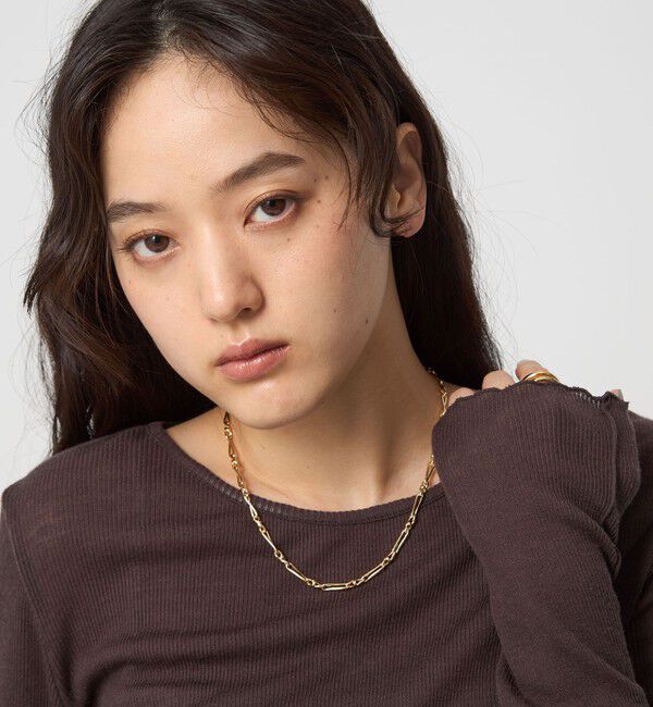 UNITED ARROWS green label relaxing「ツイストデザイン チェーンネックレス」|ネックレス|