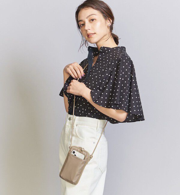 BEAUTY&YOUTH UNITED ARROWS「ポリエステル ジップスリム ウォレットショルダー」|ポーチ|