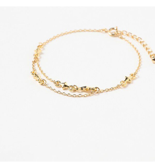 Ray BEAMS 「スター チェーン レイヤー ブレスレット」|ブレスレット・バングル|