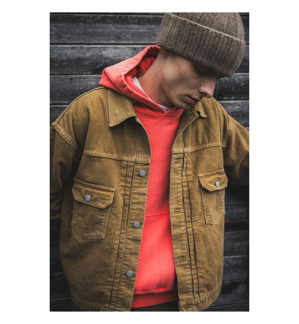 BEAMS PLUS「【別注】REMI RELIEF / Trucker Jacket 2nd Type」|ブルゾン・スタジャン|BEIGE