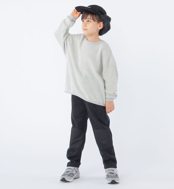 SHIPS KIDS「SHIPS KIDS:100～130cm / ポコポコ ワッフル 長袖 カットソー」|Tシャツ・カットソー|