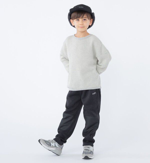 SHIPS KIDS「SHIPS KIDS:100～130cm / ポコポコ ワッフル 長袖 カットソー」|Tシャツ・カットソー|