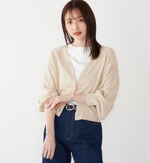 SHIPS Colors 「SHIPS Colors:〈手洗い可能〉レーヨンナイロン ドルマン カーディガン」|カーディガン|