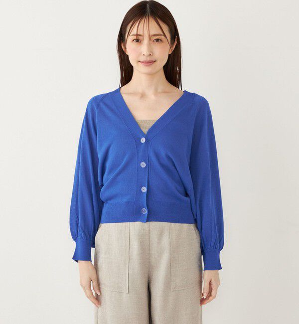 SHIPS Colors 「SHIPS Colors:〈手洗い可能〉レーヨンナイロン ドルマン カーディガン」|カーディガン|