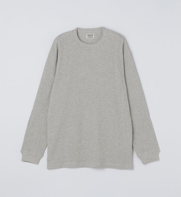 SHIPS「SHIPS: AUTHENTIC ベーシック ワッフル ロングスリーブ Tシャツ」|Tシャツ・カットソー|