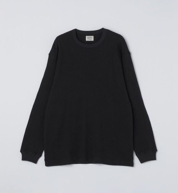SHIPS「SHIPS: AUTHENTIC ベーシック ワッフル ロングスリーブ Tシャツ」|Tシャツ・カットソー|