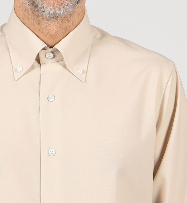 TOMORROWLAND MENS「Super140'sウール ボタンダウンシャツ」|シャツ・ブラウス|