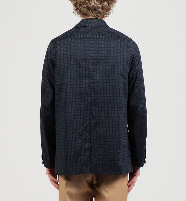 TOMORROWLAND MENS「コットンローン 小紋プリント ジャケットブルゾン」|テーラードジャケット|