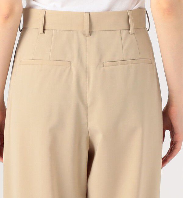 Ballsey「ポリエステルツイル ２タックスラックスパンツ」|スラックス|