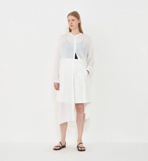 GALERIE VIE「ウォッシャブルレーヨン シャツワンピース」|ワンピース|