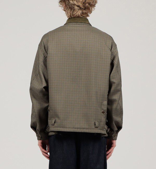 TOMORROWLAND MENS「ポリエステル ガンクラブチェックブルゾン」|ブルゾン・スタジャン|
