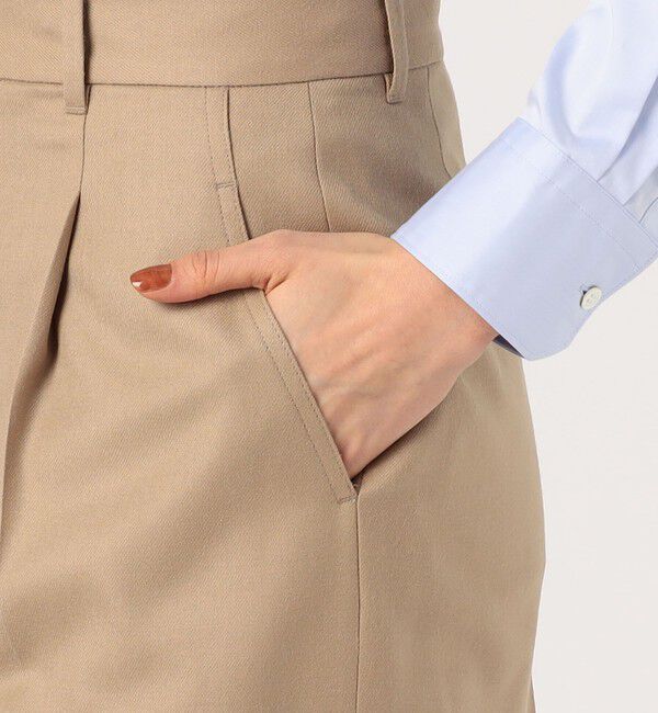 MACPHEE「ウールサキソニー ハイウエストパンツ」|その他|