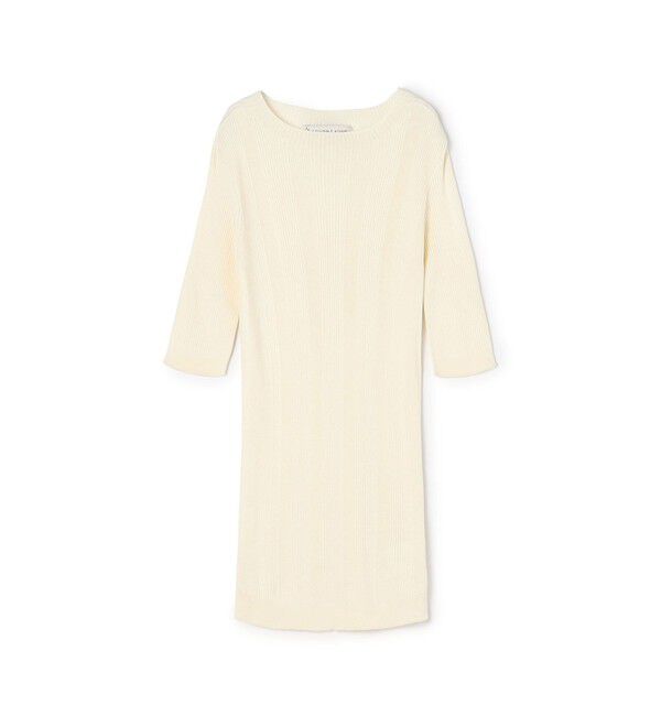 TOMORROWLAND BUYING WEAR「UNION LAUNCH HOLEGARMENT プルオーバー」|ニット・セーター|41 ライトベージュ