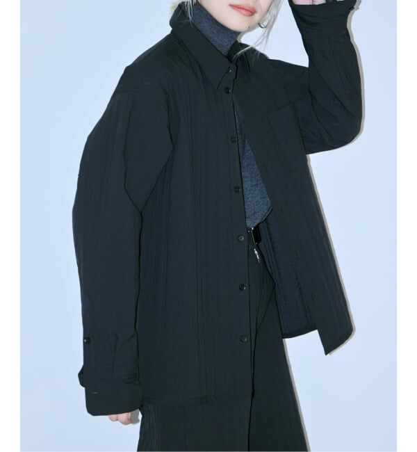  「STRIPED QUILTED SHIRT BLOUSON：シャツ」|シャツ・ブラウス|