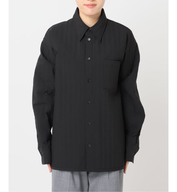  「STRIPED QUILTED SHIRT BLOUSON：シャツ」|シャツ・ブラウス|
