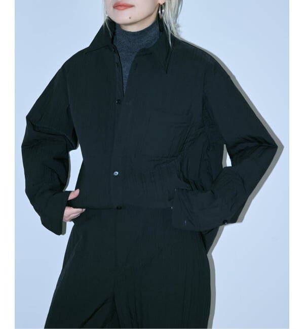  「STRIPED QUILTED SHIRT BLOUSON：シャツ」|シャツ・ブラウス|