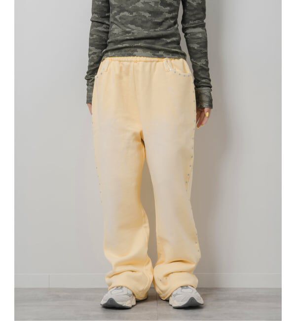 JOINT WORKS「スタッツ裏毛パンツ」|その他|イエロー
