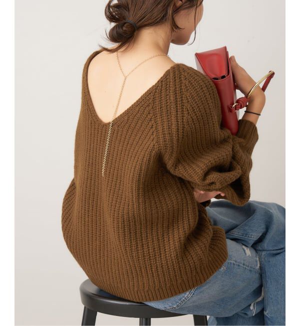 新品未使用　Plage yak mix loose ニット ¥29,700 税込 yak mix loose ニット（Plage）｜ルミネのファッション通販アイルミネ