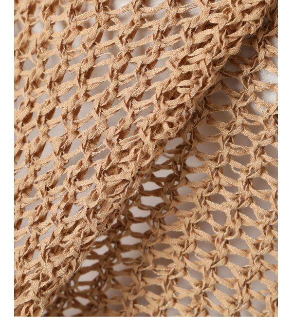 SLOBE IENA「《追加》LOGAN/ローガン SLOBE別注 メッシュプルオーバー LG-25SS09」|ニット・セーター|