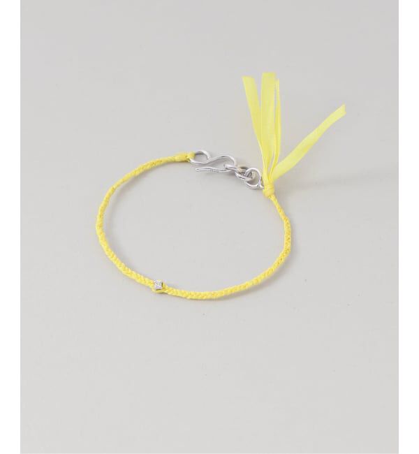 VERMEIL par iena「PLOW プラウ Pure Silk Bracelet 1Dia Silver BT2530011SDM」|ブレスレット・バングル|