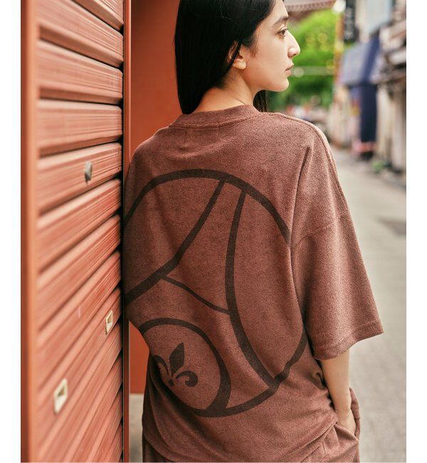 Paris Saint-Germain「【Paris Saint-Germain】パイル トップス "セットアップ着用可"」|Tシャツ・カットソー|ブラウン