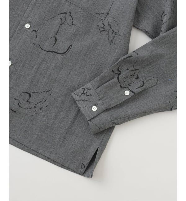 EDIFICE「OLD JOE（オールド ジョー） ORIGINAL PRINTED OPEN COLLAR SHIRT」|シャツ・ブラウス|