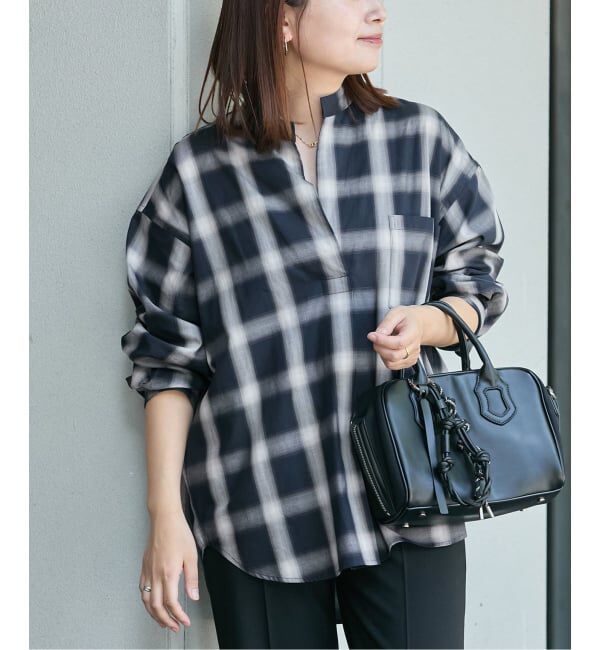 JOURNAL STANDARD「《追加》STAND PULL OVER」|シャツ・ブラウス|ネイビー A